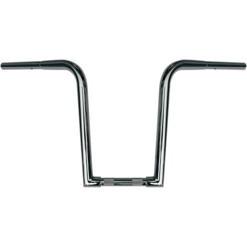 PartzBiz HD: 4400491-Wild 1 One Chubby Chrome 14" Outlaw'Z Ape Hanger Handlebars for Harley Models | WO614 PartzBiz HD: 4400491-Wild 1 One Chubby Chrome 14" Outlaw'Z Ape Hanger Handlebars for Harley Models | WO614