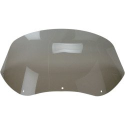 PartzBiz HD DS23100303 - เสื้อกั๊กกันลม 12 ” บังลมดีไซน์แบบมีควันไฟ Harley Road Glide FLTR 98-13 | 62-1210