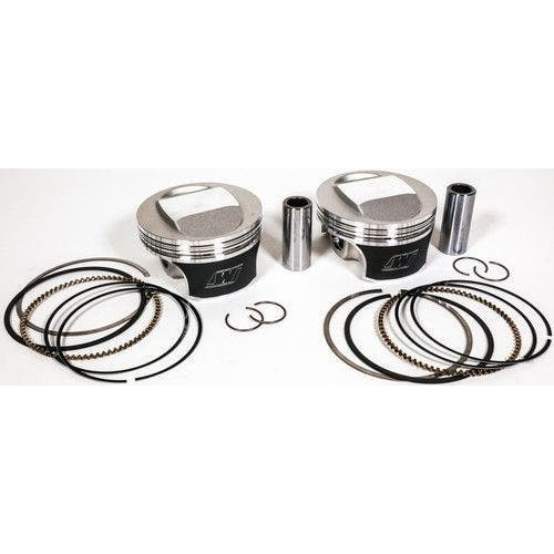 PartzBiz HD: 4400387-Wiseco K0216P2 Tracker Pistons +0.20 Bore 1340 Harley Evo Big Twin 84-99 0903-1582 0903182 162631 harley 1200 big bore kit 8.5:1 9.5:1 COMPRESSION