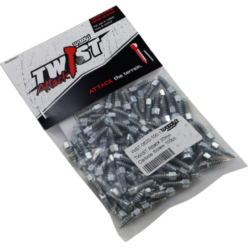 PartzBiz HD: 4400376-Woody's 20 mm Twist Tire Screws 100 Pack WST-0620-100 PartzBiz HD: 4400376-Woody's 20 mm Twist Tire Screws 100 Pack WST-0620-100
