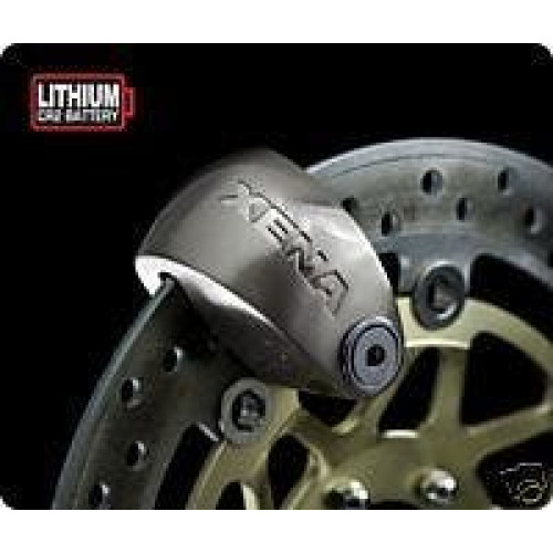 PartzBiz HD: 4400350-XENA Motorcycle XX-6 Series Rotor Disc-Lock Alarm 6mm Pin 120dB Stainless 100103 XX6-SS