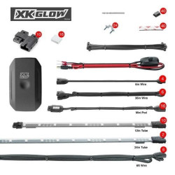 PartzBiz HD XK-UTV-STA - XK Chrome XK-UTV-STA Standard App Control LED Accent Light Kit Off Road UTV ATV RGB polaris kawasaki under glow rock lights PartzBiz HD XK-UTV-STA - XK Chrome XK-UTV-STA Standard App Control LED Accent Light Kit Off Road UTV ATV RGB polaris kawasaki under glow rock lights
