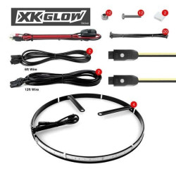PartzBiz HD XK-WHEEL-KIT - XK Chrome XK-WHEEL-KIT 4pc 15" LED Wheel Ring Kit Bluetooth w/ Turn Signal Jeep rgb custom auto show car truck light upgrade PartzBiz HD XK-WHEEL-KIT - XK Chrome XK-WHEEL-KIT 4pc 15" LED Wheel Ring Kit Bluetooth w/ Turn Signal Jeep rgb custom auto show car truck light upgrade