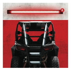 PartzBiz HD XK-XK052002-8R - XK Glow Plug-And-Play Emergency Strobe Light Series Red 8 piece XK052002-8R