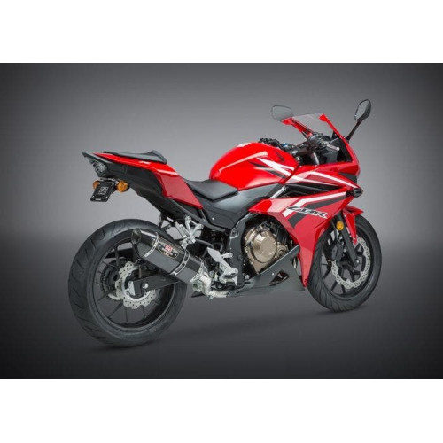 PartzBiz HD: 4400226-Yoshimura ท่อสลิปออน 12551E0220 Stainless R-77 16-19 Honda CBR500R 1821-1851 18211851 202391