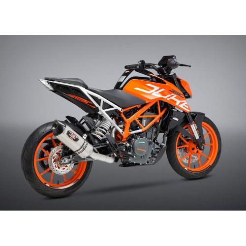 PartzBiz HD: 4400195-Yoshimura 16381CJ520 Stainless R-77 Slip On Exhaust 17-19 KTM 390 RC Duke 1821-1851 18211851 202149