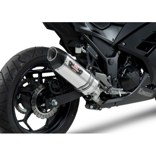 PartzBiz HD: 4400177-Yoshimura Street R-77 ท่อสลิปออนสเตนเลสคาร์บอน Kawasaki Ninja 300 13-17 | 147002J520