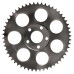 PartzBiz HD: 4400025-Zippers Custom Chain Conversion Kit Black Sprocket Gold O-Ring Harley Dyna 06-17