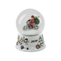PartzBiz HD 84988 - ลูกโลกหิมะ Harley-Davidson Biker Santa Year 2020 HDX-99177