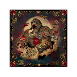 PartzBiz HD 103742 - ผ้าพันคอสี่เหลี่ยม Gorilla 135x135 ซม