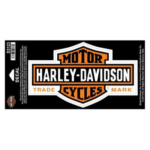 PartzBiz HD: 5000065-สติ๊กเกอร์ Harley-Davidson/Aufkleber BAR + SHIELD LONG  D3123