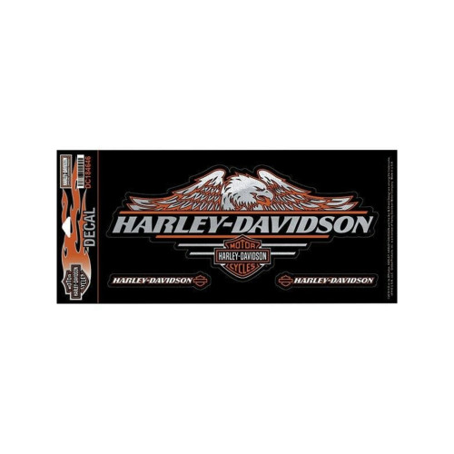 PartzBiz HD: 5000084-สติ๊กเกอร์ Harley-Davidson/Aufkleber3 tlg. ชุด Eagle Bar & Shield DC184646