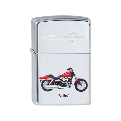 PartzBiz HD: 5000180-ไฟแช็ก Harley-Davidson FAT BOB ไฟแช็กพายุ ZIPPO 2.002.351