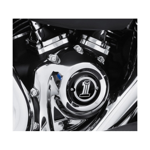 PartzBiz HD: 5000211-ฝาครอบไทม์เมอร์ 25600064 Dark Custom Collection สีดำ M8, Softail, Touring