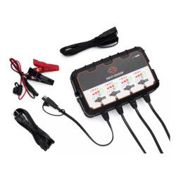 PartzBiz HD 95969 - สถานีชาร์จแบตเตอรี่สองโหมด 4 x 2A - 66000319 PartzBiz HD 95969 - สถานีชาร์จแบตเตอรี่สองโหมด 4 x 2A - 66000319