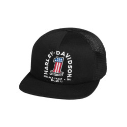 PartzBiz HD 83846 - หมวกเบสบอล Trucker #1 ของ Harley Davidson PartzBiz HD 83846 - หมวกเบสบอล Trucker #1 ของ Harley Davidson