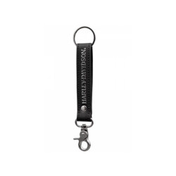 PartzBiz HD 97188 - พวงกุญแจ Harley-Davidson Skull Black Vinyl Strap PC4542