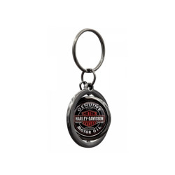 PartzBiz HD 97185 - พวงกุญแจ Harley Davidson ปินเนอร์โลโก้วินเทจ PC4534