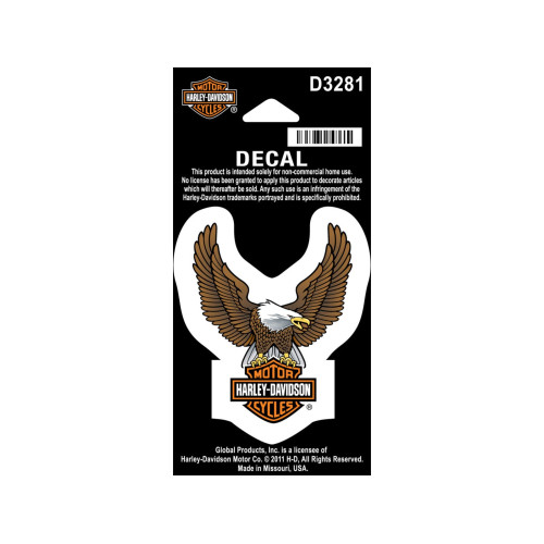 PartzBiz HD: 5000371-สติ๊กเกอร์ Harley-Davidson/Aufkleber BROWNEAGLE D3281