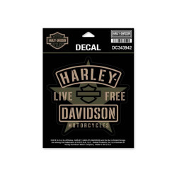 PartzBiz HD 83860 - สติ๊กเกอร์ Harley-Davidson/Aufkleber RESOLUTE DC343942 PartzBiz HD 83860 - สติ๊กเกอร์ Harley-Davidson/Aufkleber RESOLUTE DC343942