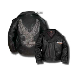 PartzBiz HD 92050 - เสื้อหนัง Harley-Davidson Upwing Eagle SGI-0376074