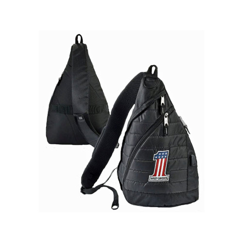 PartzBiz HD: 5000479-กระเป๋าเป้สะพายหลัง Harley-Davidson Deluxe USB Travel Sling A90821 PartzBiz HD: 5000479-กระเป๋าเป้สะพายหลัง Harley-Davidson Deluxe USB Travel Sling A90821