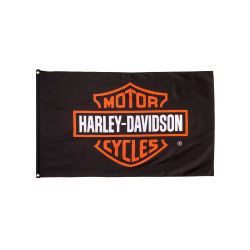 PartzBiz HD 102200 - ธง Harley-Davidson ธง H-D Bar & Shield HDL-15106