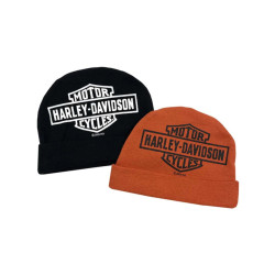 PartzBiz HD 104714 - หมวกบีนนี่ถักลายซี่โครงเด็กชาย Harley-Davidson SGI-7259305 ชุด 2 ชิ้น PartzBiz HD 104714 - หมวกบีนนี่ถักลายซี่โครงเด็กชาย Harley-Davidson SGI-7259305 ชุด 2 ชิ้น