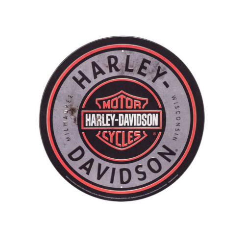 PartzBiz HD: 5000524-ป้ายดีบุก Harley-Davidson H-D Bar & Shield HDL-15543