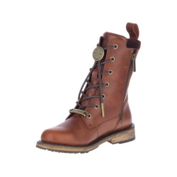 PartzBiz HD 87004 - รองเท้าบูทไบค์เกอร์ผู้หญิง Harley-Davidson Heslar สีน้ำตาล D86131