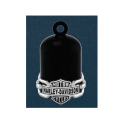 PartzBiz HD 101082 - Harley-Davidson RIDE BELL Vintage B&S Black Chain ระฆังนำโชค HRB110