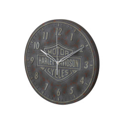 PartzBiz HD 97102 - นาฬิกาแขวน Harley-Davidson Bar & Shield Logo HDX-99223