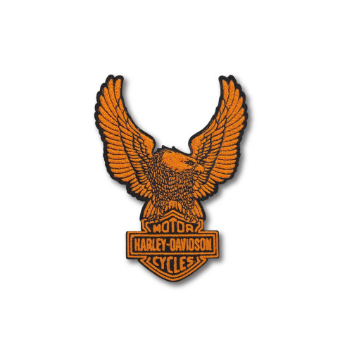 PartzBiz HD: 5000717-แพทช์ตราสัญลักษณ์ -Upwing Eagle- สีส้ม 97669-21VX PartzBiz HD: 5000717-แพทช์ตราสัญลักษณ์ -Upwing Eagle- สีส้ม 97669-21VX