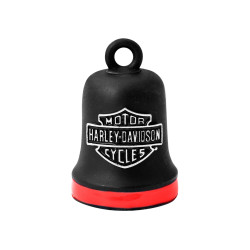 PartzBiz HD 83308 - Harley-Davidson RIDE BELL แถบแดง ระฆังนำโชค HRB101
