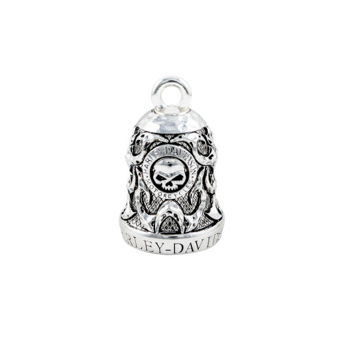 PartzBiz HD: 5000751-Harley-Davidson RIDE BELL Willie G Skull Tribal Flame ระฆังนำโชค HRB074