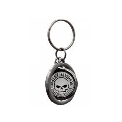 PartzBiz HD 97186 - พวงกุญแจ Harley-Davidson Skull Spinner PC4533