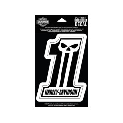 PartzBiz HD 57115 - สติ๊กเกอร์ Harley-Davidson/Aufkleber #1 SKULL DC718303 PartzBiz HD 57115 - สติ๊กเกอร์ Harley-Davidson/Aufkleber #1 SKULL DC718303