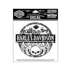 PartzBiz HD 80617 - สติ๊กเกอร์ Harley-Davidson/Aufkleber WINGED SKULL DC2240883 PartzBiz HD 80617 - สติ๊กเกอร์ Harley-Davidson/Aufkleber WINGED SKULL DC2240883