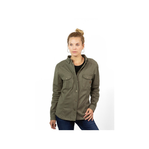 PartzBiz HD: 5901855-Motoshirt Women Olive XTM-Fiber JDL8003 เสื้อแจ็คเก็ตมอเตอร์ไซค์