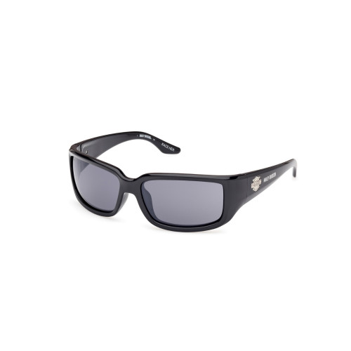 PartzBiz HD: 5000936-แว่นตา Harley-Davidson Race Her Smoke Grey สีดำเงา HZ0018