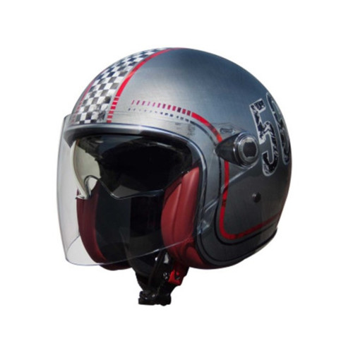PartzBiz HD: 5001047-หมวกกันน็อค Jet FL สีเงิน PR9VAG07