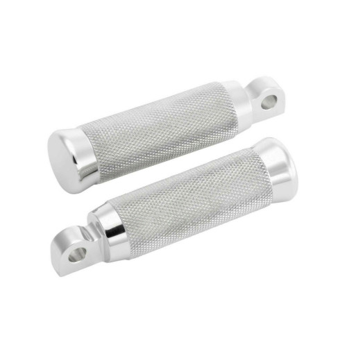 PartzBiz HD: 5500004-Footpegs, Grooved, Polished, All Models, Except Softail M8 & Sportster 48/72