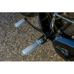 PartzBiz HD 83120 - Rider Pegs, AK 4.7, Machine Finish, Softail M8 Since 2018 + Sportster S