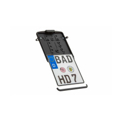 PartzBiz HD 112103 - License Plate Kit Softail Since 2018 Including Mounting Adapter And Kellermann Atto Df 3-1