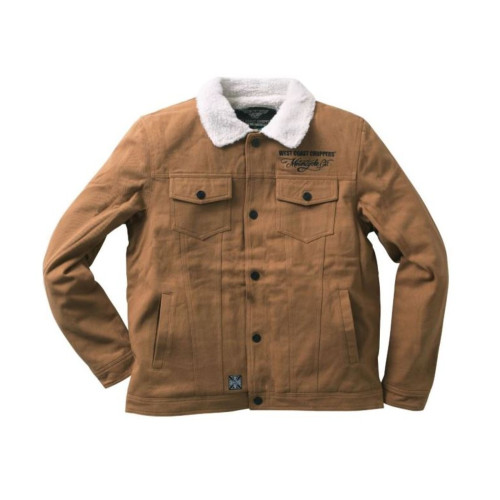 PartzBiz HD: 5902520-เสื้อแจ็คเก็ตผ้าแคนวาสบุเชอร์ปา แจ็คเก็ต WCCJS042BR