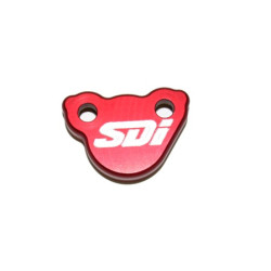 PartzBiz HD SDCHRBC-R - SDI Elite Rear Brake Cap Red for 02-13 Honda