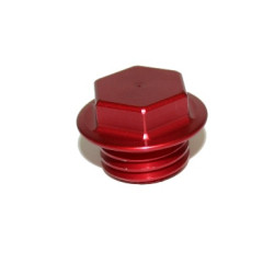 PartzBiz HD SDMDP-R - SDI Elite Engine Fill Plug, Red, 19.5mm OD, Honda/Yamaha 02-13